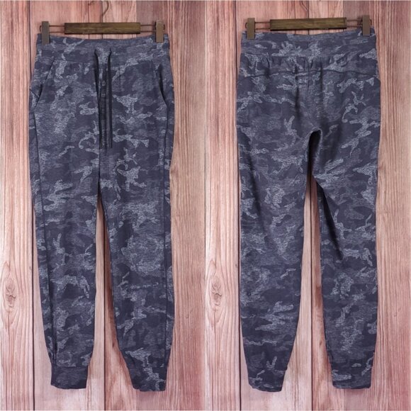 Lululemon Womens Size 6 Ready To Rulu Pants Updated Gray Camo W5CINS - Picture 1 of 11